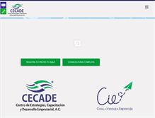 Tablet Screenshot of cecade.net